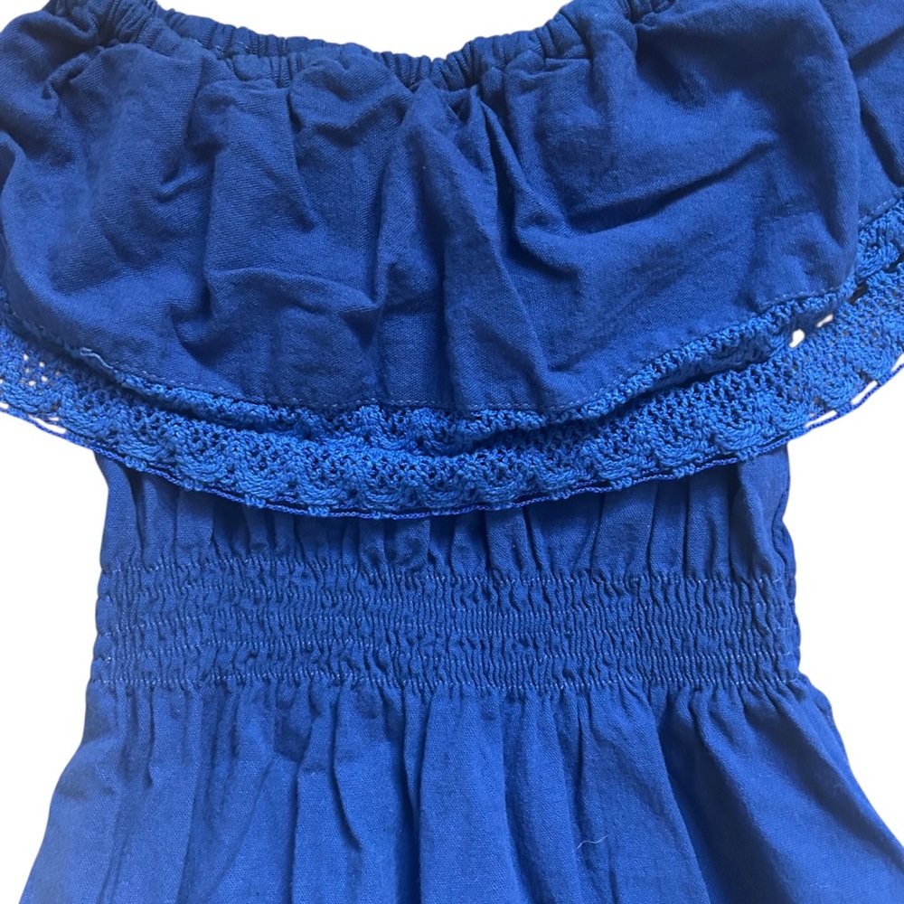 Mexican Embroidered Off Shoulders Dress - Picture 4 of 5